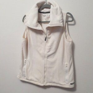 Calvin Klein performance white fleece vest XL